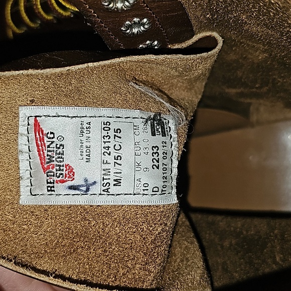 RED WING MEN'S STEEL-TOE WORK BOOTS SIZE 10M - Picture 6 of 11